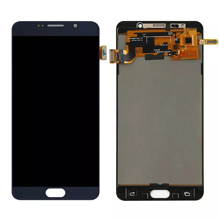 Pre Samsung Galaxy Note 5 LCD OLED Display Display Digitalizátor s rámom s rámom