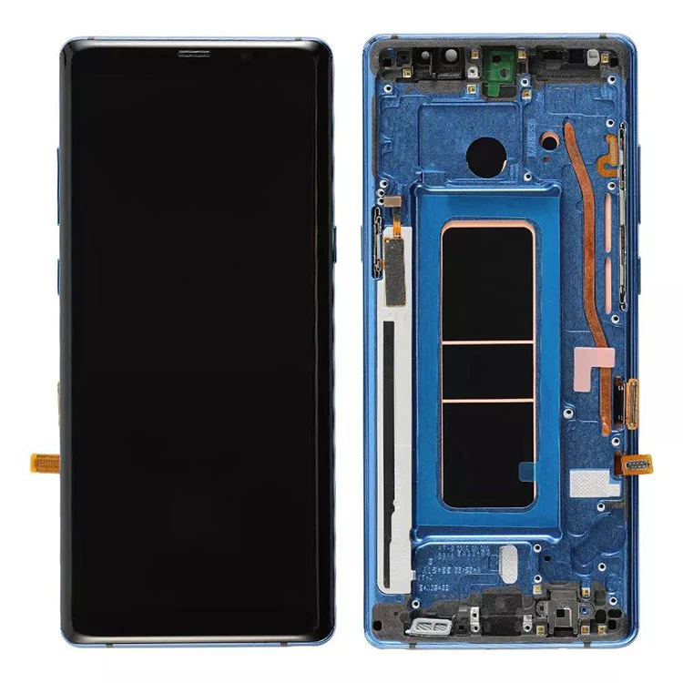 Pre Samsung Galaxy Note 8 LCD OLED Display Display Digitalizátor s rámom s rámom