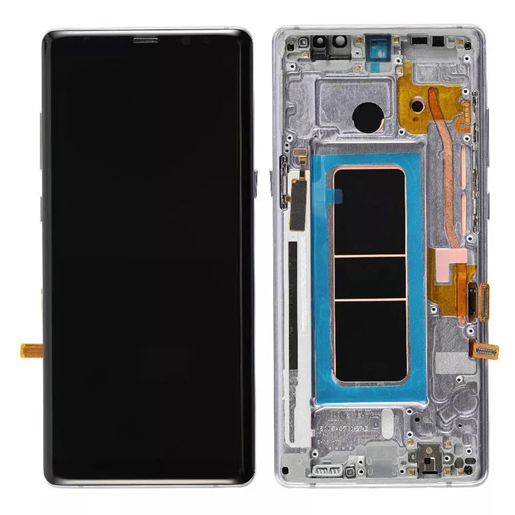 Pre Samsung Galaxy Note 8 LCD OLED Display Display Digitalizátor s rámom s rámom