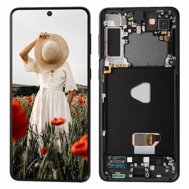 Pre Samsung Galaxy S21 Plus LCD displej dotykovej zostavy výmeny