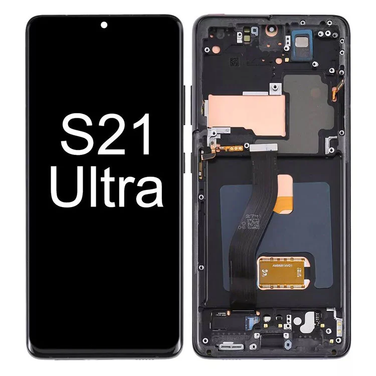 Pre Samsung Galaxy S21 Ultra LCD displej dotykovej zostavy výmeny dotykovej obrazovky